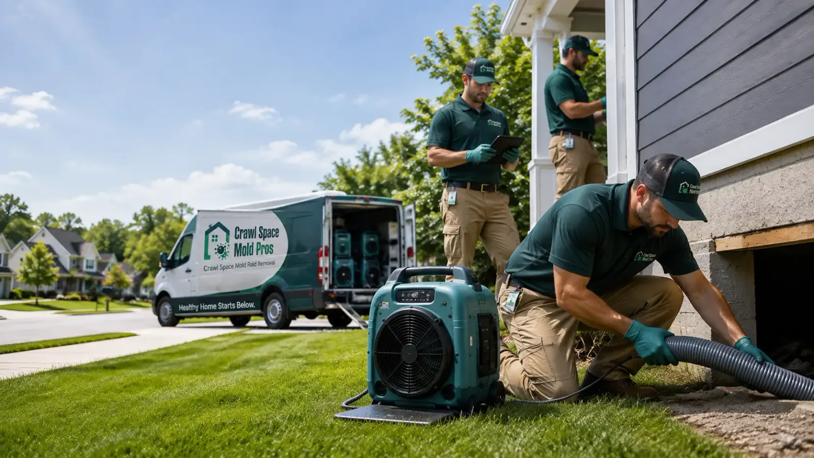Crawl Space Mold Removal in Wyanet, IL